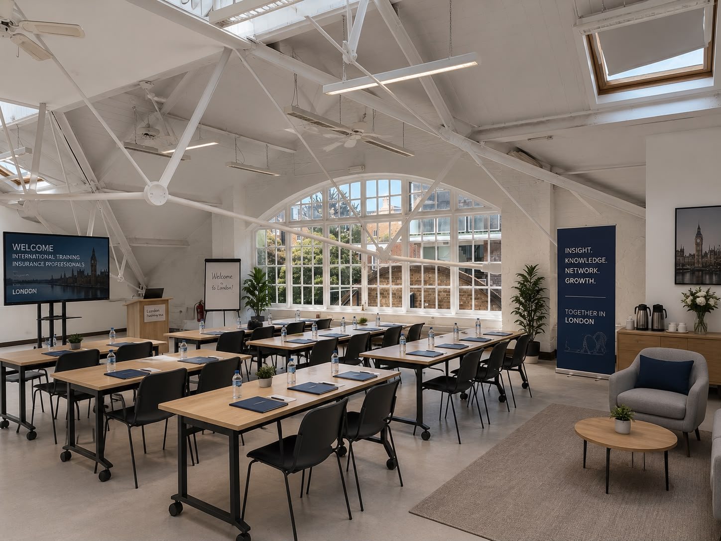 Sala de formación y eventos en Mowll Business Centre